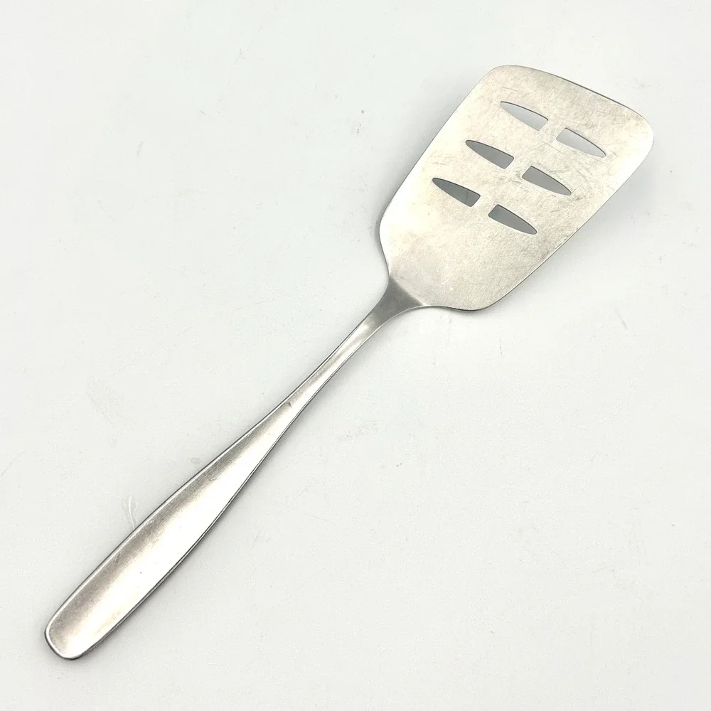 VTG WMF Cromargan Germany Slotted Spatula Turner Silver Stainless Steel MCM 10in